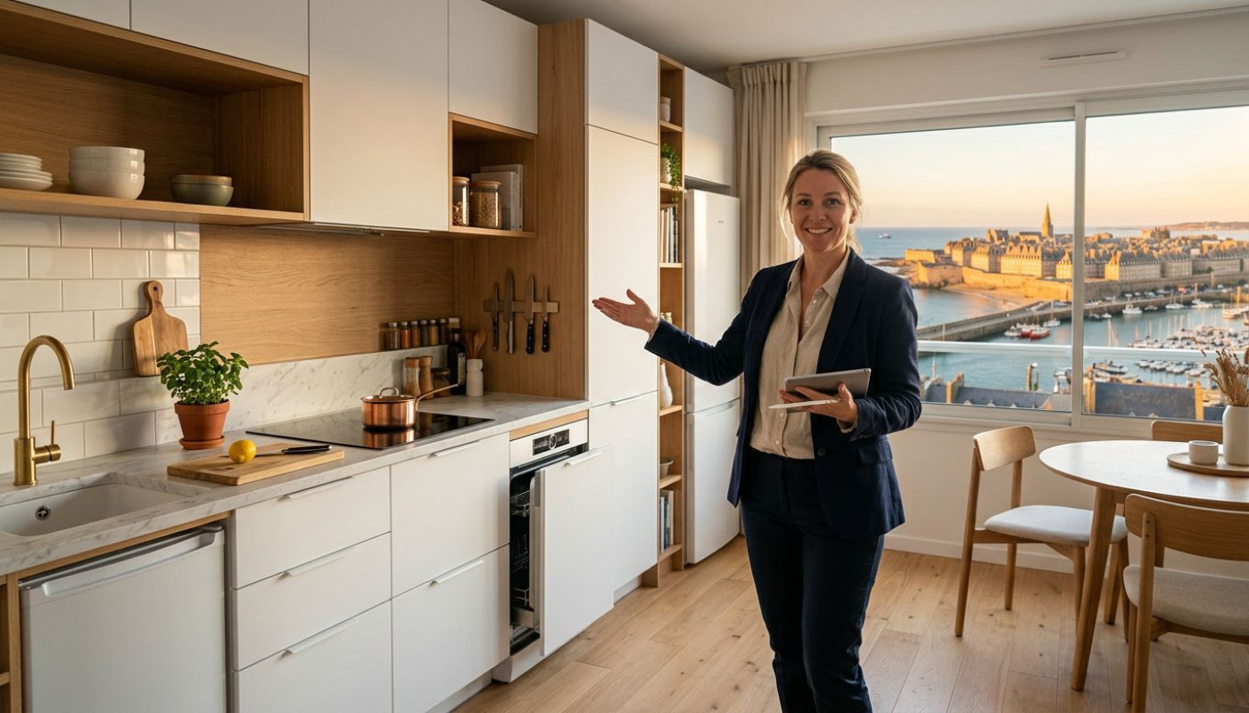 Cuisiniste saint malo, secrets d’experts pour sublimer les petits espaces urbains
