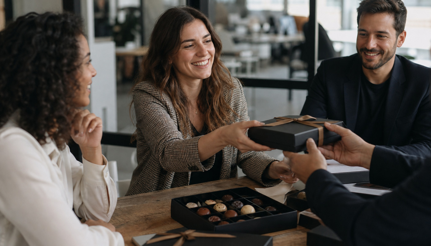 Entre créativité et fidélisation : le secret des coffrets chocolat corporate